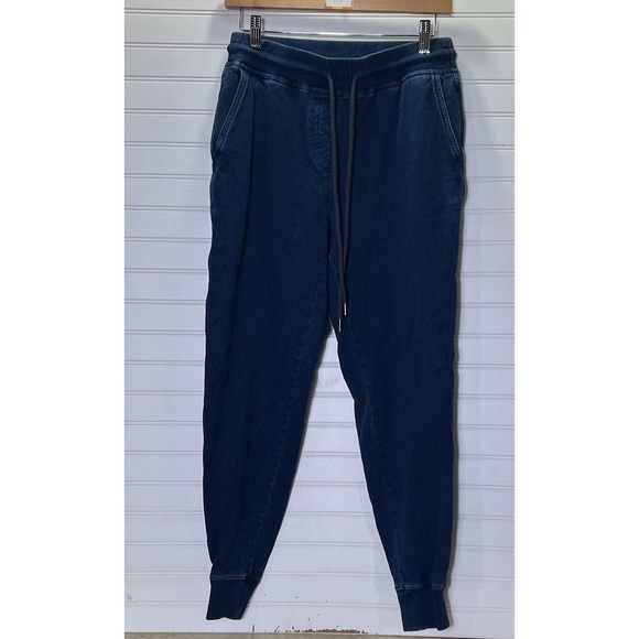 Brooks Brothers Pants - Brooks Brothers Women's Joggers Sz S Elastic Drawstring Dark Blue Denim Athletic